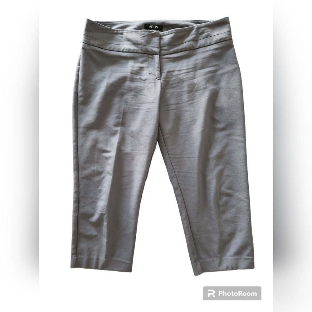 Womens Apt. 9 Gray Torie Capri 10P 10 Petite